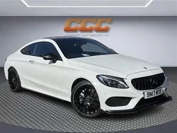 White Used 2017 Mercedes C250 AMG line Coupe | £11,990 (Fair price)