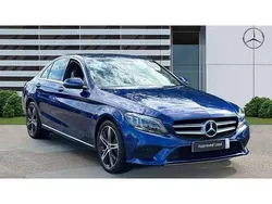 Blue Used 2019 Mercedes C220 Sport Edition Sedan | £14,867 (Good price)