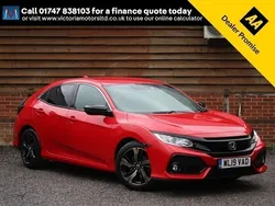 Red Used 2019 Honda Civic SR Hatchback | £12,995 (Fair price)