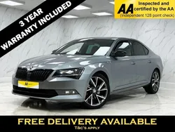 Grey Used 2018 Skoda Superb SportLine Hatchback | £11,795 (Fair price)