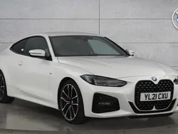 White Used 2021 BMW 420 M Sport Coupe | £28,985 (Expensive)