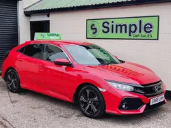 Red Used 2019 Honda Civic SR Hatchback | £7,950 (Fair price)