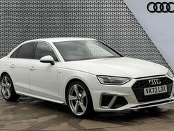 White Used 2023 Audi A4 S-Line Sedan | £25,450 (Fair price)