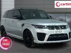Silver Used 2019 Land Rover Range Rover Sport SVR SUV | £44,351 (Super price)