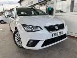 White Used 2018 Seat Ibiza SE Technology Hatchback | £9,395 (Fair price)