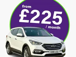 White Used 2016 Hyundai Santa Fe Premium SE SUV | £9,157 (Fair price)