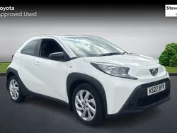 White Used 2022 Toyota Aygo PURE Hatchback | £11,200 (Fair price)