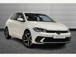 Pure white New 2024 VW Polo R-line Hatchback | £18,991 (Super price)