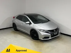 Silver Used 2013 Honda Civic EX Hatchback | £8,400 (A bit pricey)