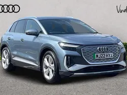 Blue Used 2022 Audi Q4 e-tron S-Line SUV | £26,759 (Fair price)