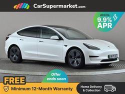 White Used 2021 Tesla Model 3 Standard Range Sedan | £17,797 (Fair price)
