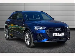 Navarra blue Used 2021 Audi Q3 Black Edition SUV | £28,799 (Fair price)
