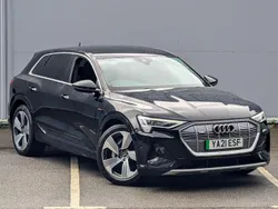 Black Used 2021 Audi e-tron S-Line SUV | £16,795 (Fair price)