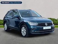 Blue Used 2022 VW Tiguan Life SUV | £17,078 (Super price)