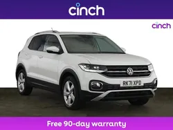 White Used 2021 VW T-Cross SEL SUV | £14,999 (Fair price)