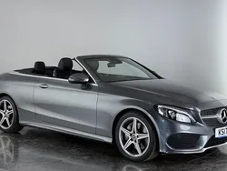 Grey Used 2017 Mercedes C250 AMG Line Premium Plus Cabriolet | £18,250 (Fair price)