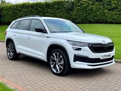 White Used 2024 Skoda Kodiaq SportLine SUV | £37,495 (A bit pricey)
