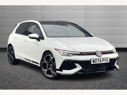 Pure white New 2025 VW Golf VIII GTI Clubsport Hatchback | £45,395
