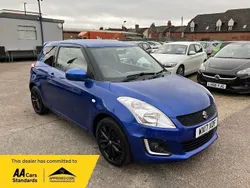 Blue Used 2017 Suzuki Swift SZ-L Hatchback | £6,395 (A bit pricey)