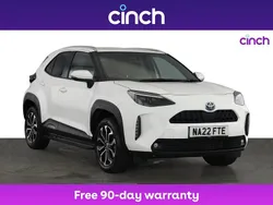 White Used 2022 Toyota Yaris Hybrid Design Estate | £19,499 (Good price)