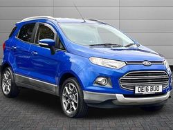 Kinetic blue Used 2016 Ford Ecosport Titanium SUV | £7,095 (Fair price)