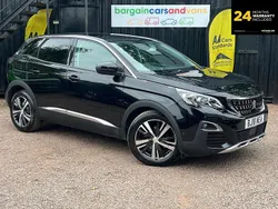 Black Used 2018 Peugeot 3008 Allure SUV | £7,450 (A bit pricey)