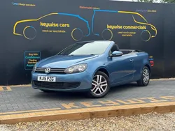 Blue Used 2015 VW Golf Cabriolet S Cabriolet | £7,290 (Fair price)