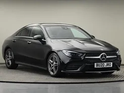 Cosmos black metallic finish Used 2020 Mercedes CLA250 AMG line Sedan | £23,850 (Fair price)