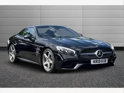 Black Used 2019 Mercedes SL400 AMG Line Premium Cabriolet | £41,699