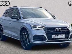 Silver Used 2020 Audi Q5 Black Edition SUV | £28,336 (Fair price)
