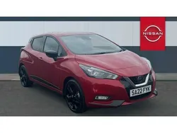 Metallic passion red Used 2022 Nissan Micra Hatchback | £11,899 (Fair price)