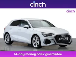 White Used 2021 Audi A3 S-Line Hatchback | £22,349 (Fair price)
