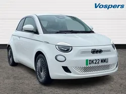 White Used 2022 Fiat 500e Icon Hatchback | £12,250 (Fair price)