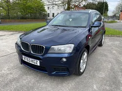 Blue Used 2013 BMW X3 M Sport SUV | £5,495 (Good price)