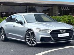 Silver Used 2023 Audi A7 Black Edition Hatchback | £33,790 (Fair price)
