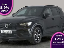Black Used 2022 Volvo XC40 R-Design SUV | £17,546 (Fair price)