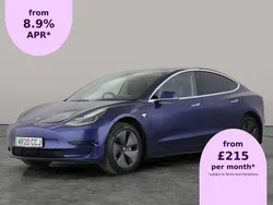Blue Used 2020 Tesla Model 3 Standard Range Plus Sedan | £14,476 (Fair price)