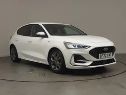 White Used 2022 Ford Focus ST-Line Hatchback | £16,698 (A bit pricey)