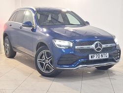 Blue Used 2020 Mercedes GLC220 AMG line SUV | £27,998 (A bit pricey)