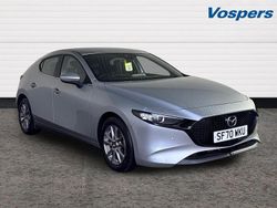 Silver Used 2020 Mazda 3 Hatchback | £14,750 (Fair price)