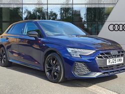 Blue Used 2025 Audi A3 Sportback e-tron Black Edition Hatchback | £32,990