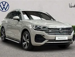 Beige Used 2020 VW Touareg R-line SUV | £41,995 (Expensive)