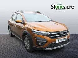 Orange Used 2022 Dacia Sandero Comfort Hatchback | £11,595 (Fair price)