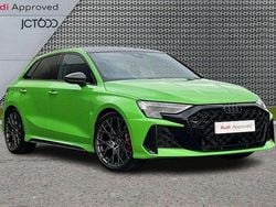 Green New 2025 Audi RS3 Comfort Hatchback | £65,215 (Expensive)