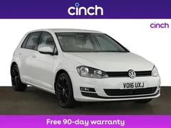 White Used 2016 VW Golf VII Edition Hatchback | £9,879 (Fair price)