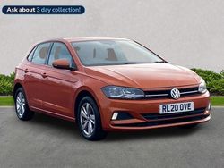 Orange Used 2020 VW Polo SE Hatchback | £9,999 (Fair price)