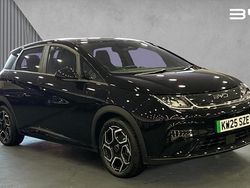 Metallic jet black Used 2025 BYD Dolphin Comfort Hatchback | £20,899 (Fair price)