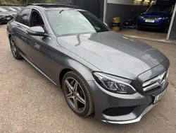 Grey Used 2019 Mercedes C250 AMG line Sedan | £18,499 (Fair price)