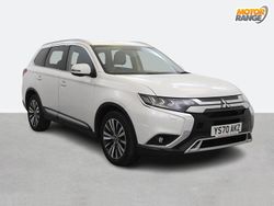 White Used 2020 Mitsubishi Outlander SUV | £19,695 (A bit pricey)