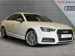 White Used 2018 Audi A4 Sedan | £25,495 (Expensive)